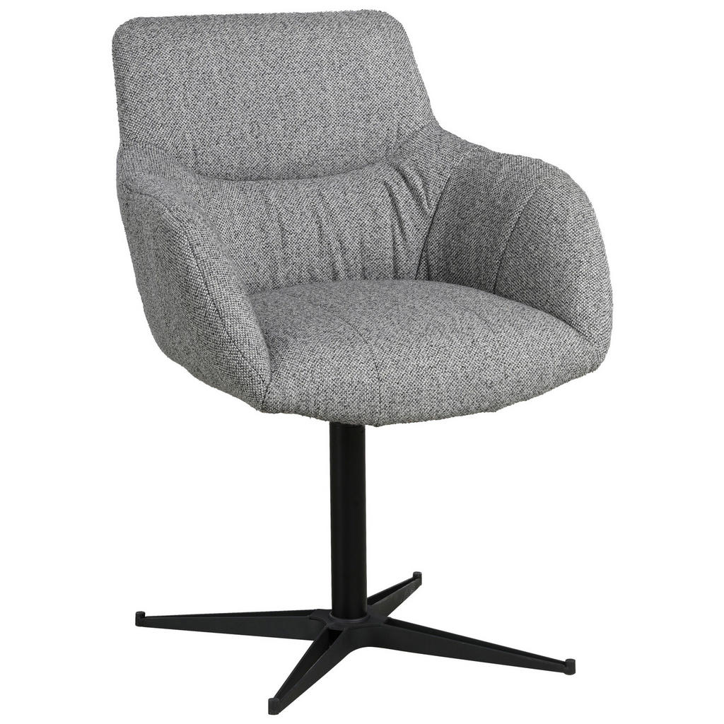 NASLANJAČ, kovina, tekstil siva, črna