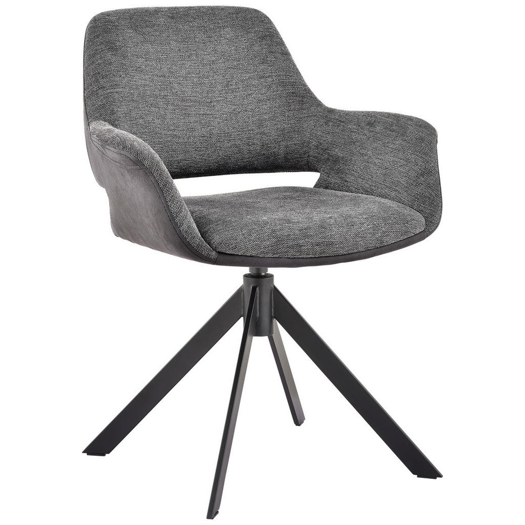 NASLANJAČ, kovina, tekstil siva, črna, temno siva