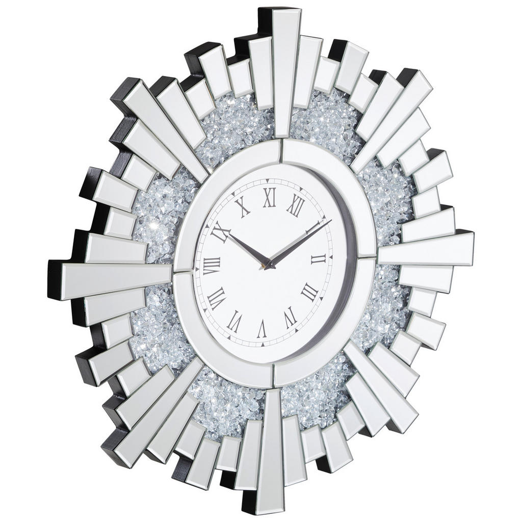 Alternative view of STENSKA URA srebrne barve