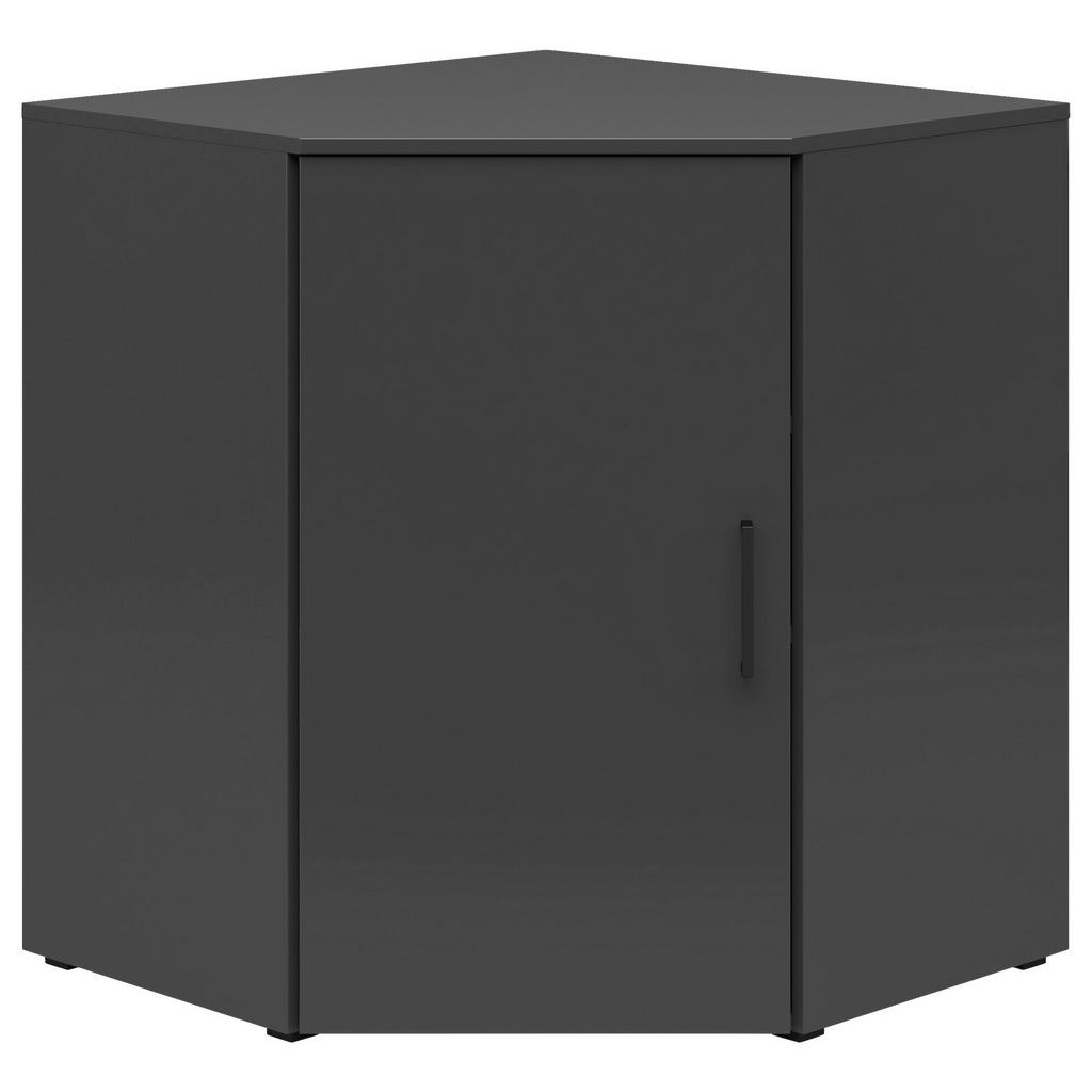 KOTNA KOMODA, barve grafita