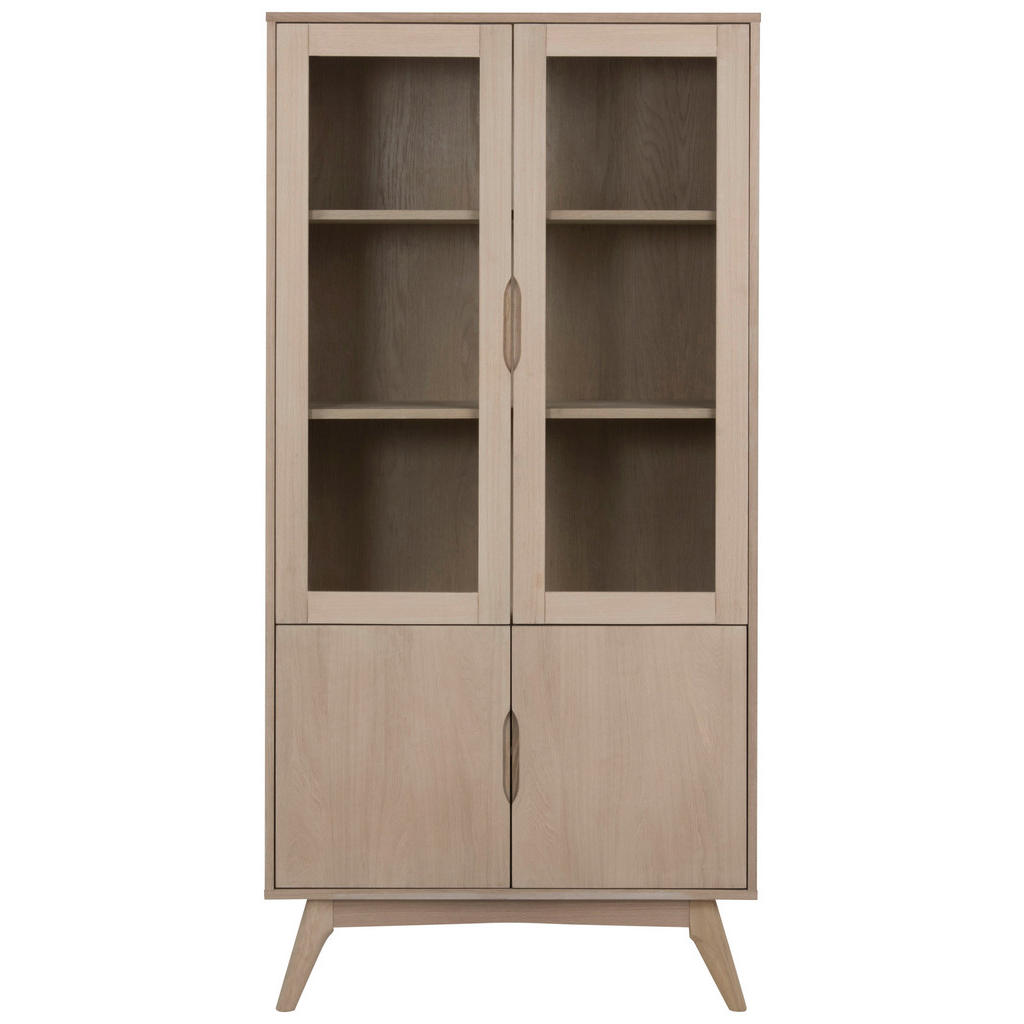 VITRINA, furnirano hrast barve hrasta