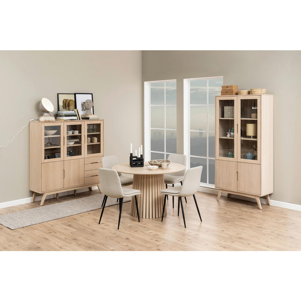 Alternative view of VITRINA, furnirano hrast barve hrasta