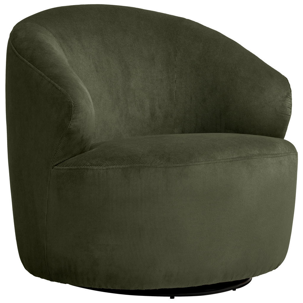 FOTELJ, temno zelena tekstil