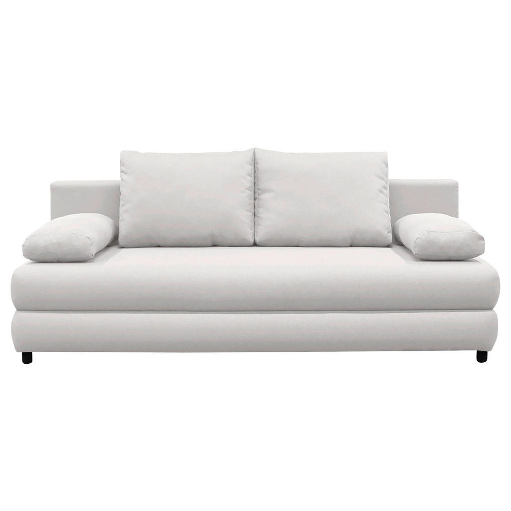 ZOFA S POSTELJNO FUNKCIJO, bela tekstil