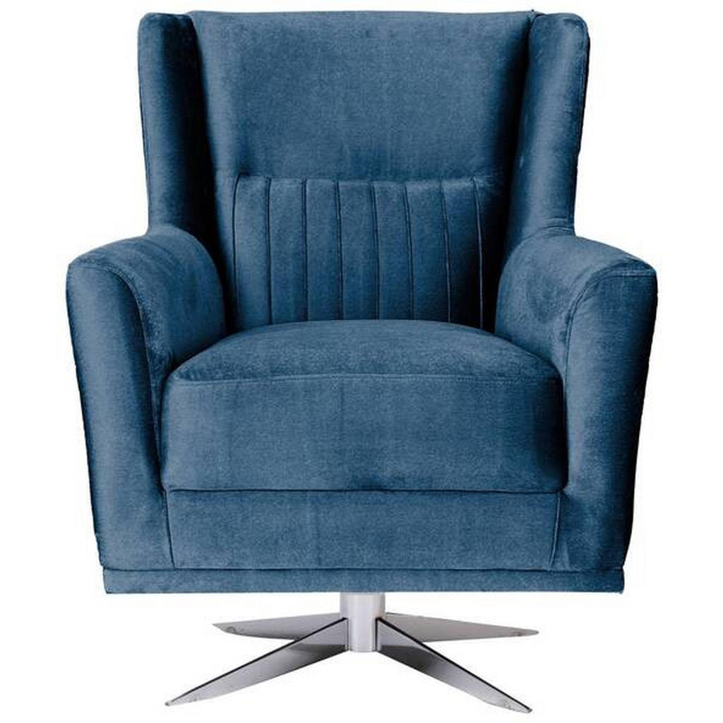 Alternative view of FOTELJ, modra tekstil