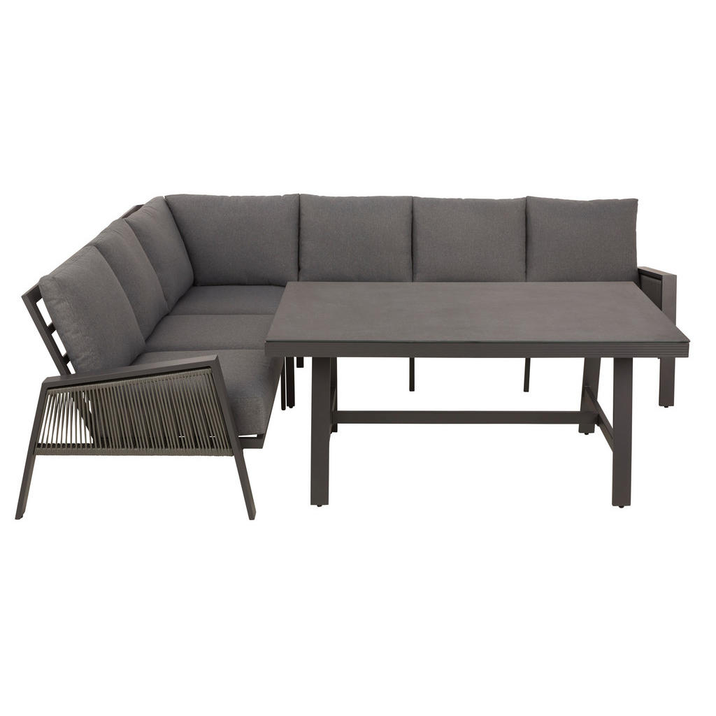 LOUNGE GARNITURA tkanina aluminij