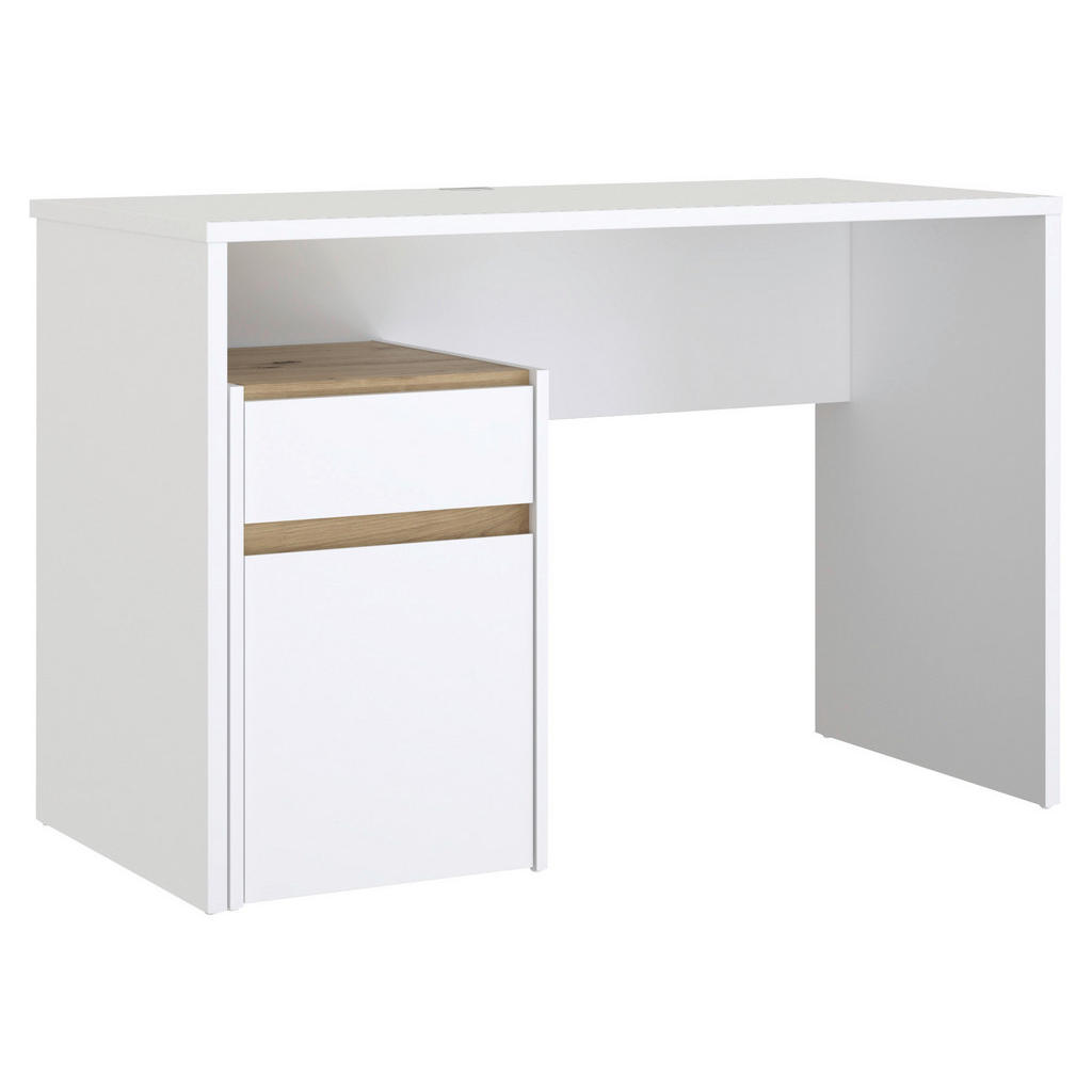 PISALNA MIZA umetna masa, leseni material bela, barve hrasta