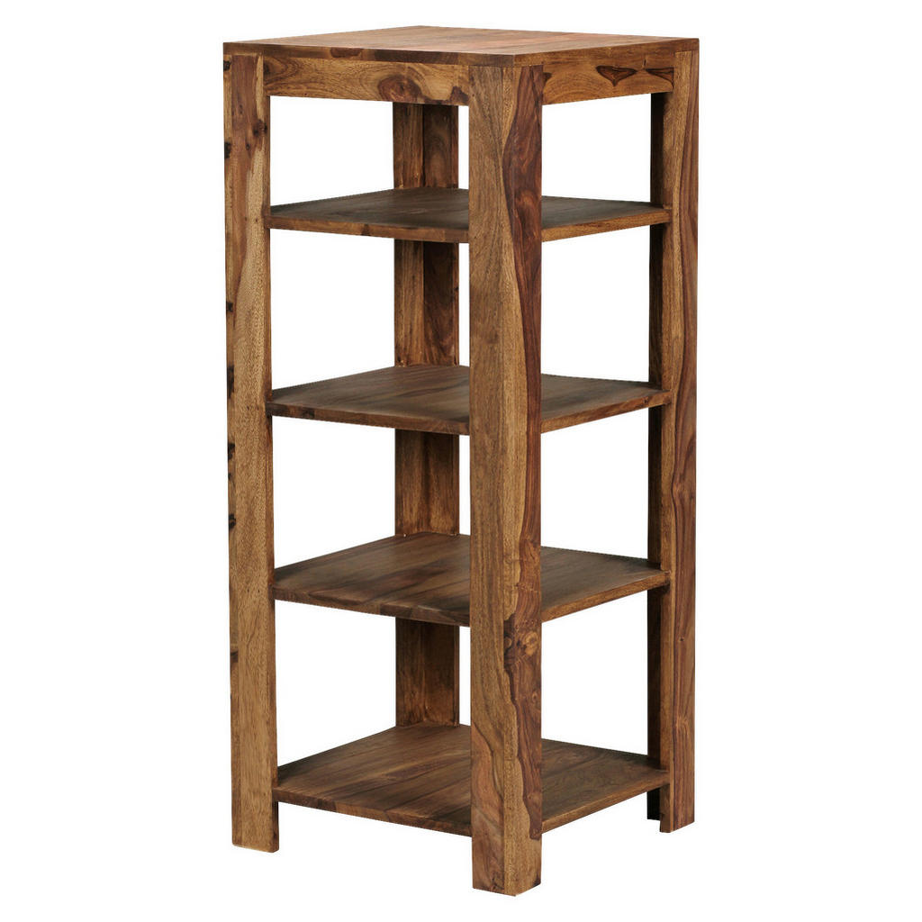 REGAL 44/105/44 cm barve indijskega rožnega lesa