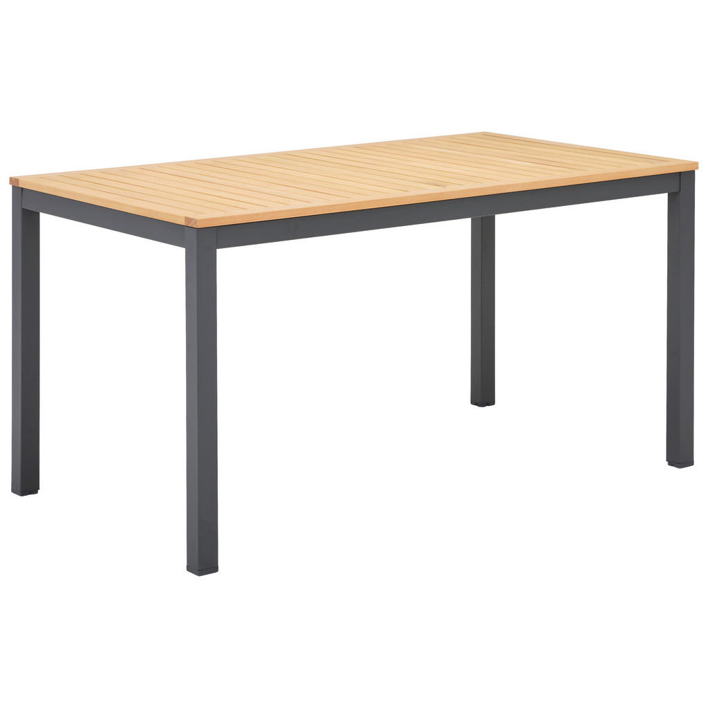 VRTNA MIZA les, kovina antracit, naravne barve