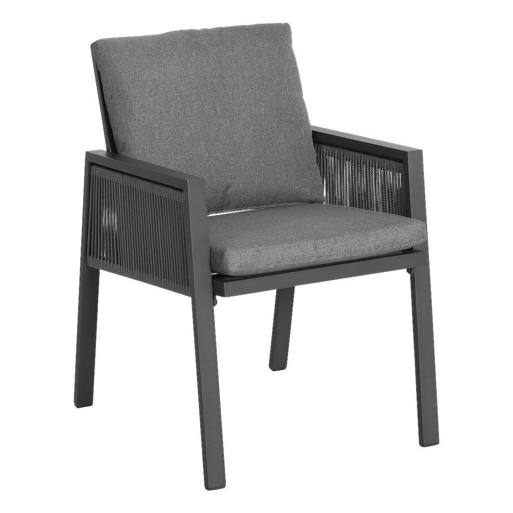 LOUNGE NASLANJAČ tkanina aluminij