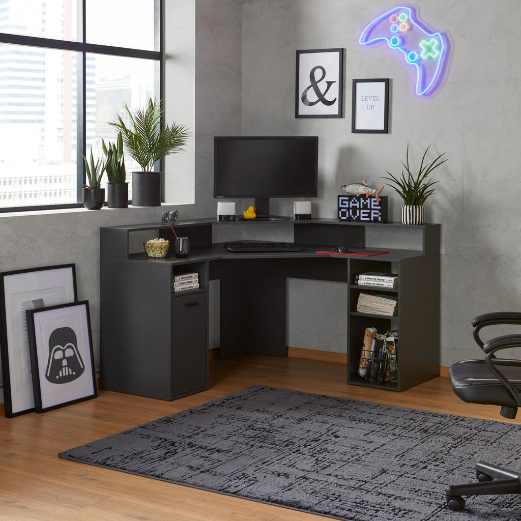 Alternative view of GAMING MIZA leseni material antracit