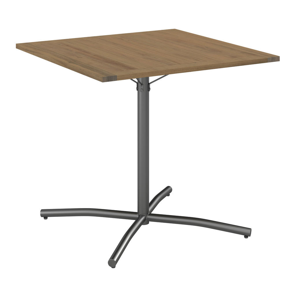 MIZA ZA BALKON les, kovina siva, barve akacije