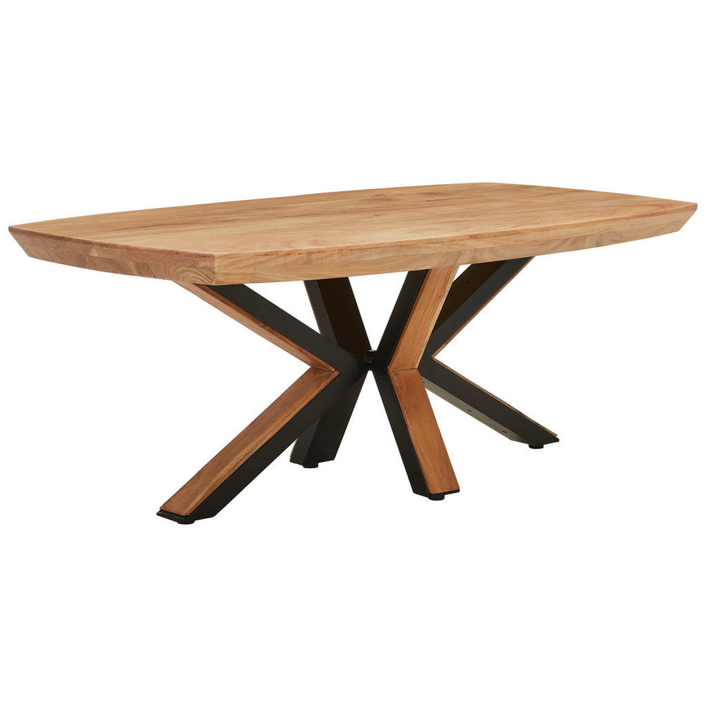 KLUBSKA MIZA, črna, barve akacije