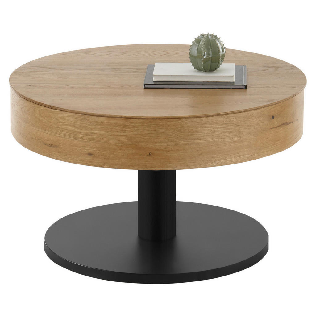 KLUBSKA MIZA, črna, barve hrasta