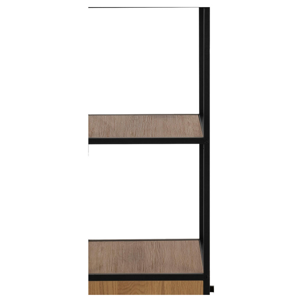 REGAL 42/185/35 cm črna, divji hrast - slika 5