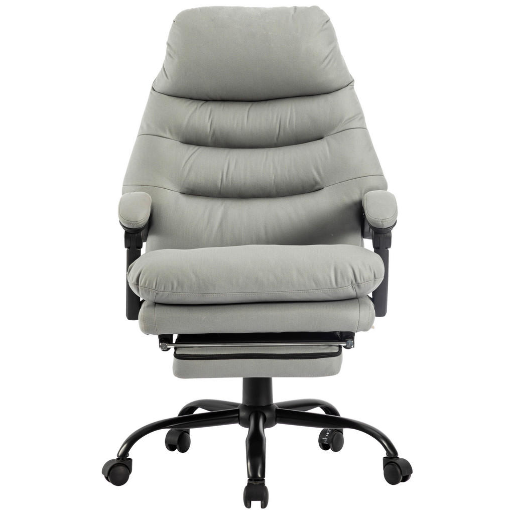 DIREKTORSKI STOL kovina, umetna masa, tekstil siva, črna