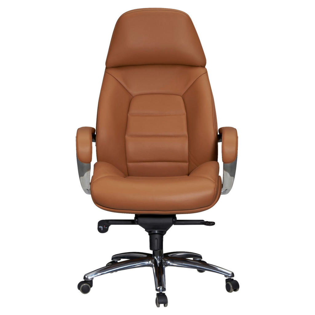 Alternative view of DIREKTORSKI STOL usnje svetlo rjava