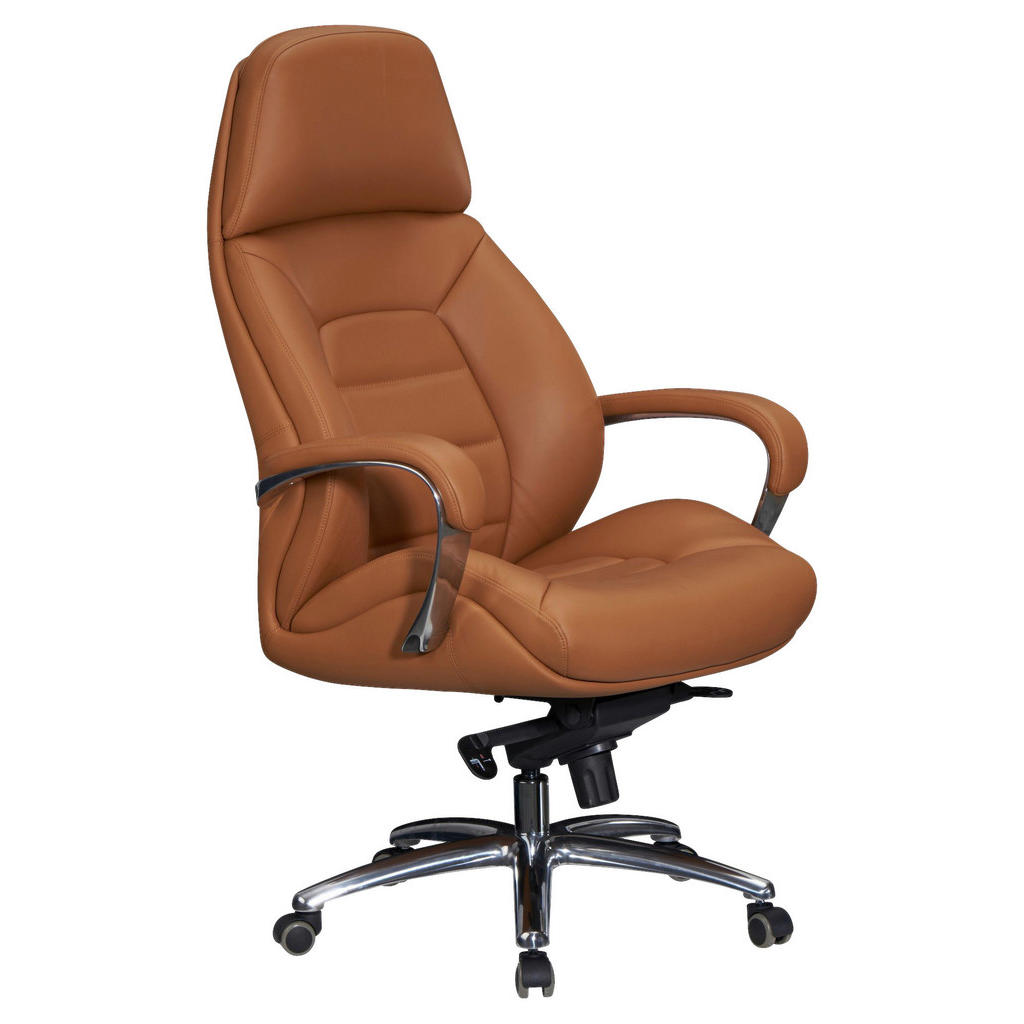 DIREKTORSKI STOL usnje svetlo rjava