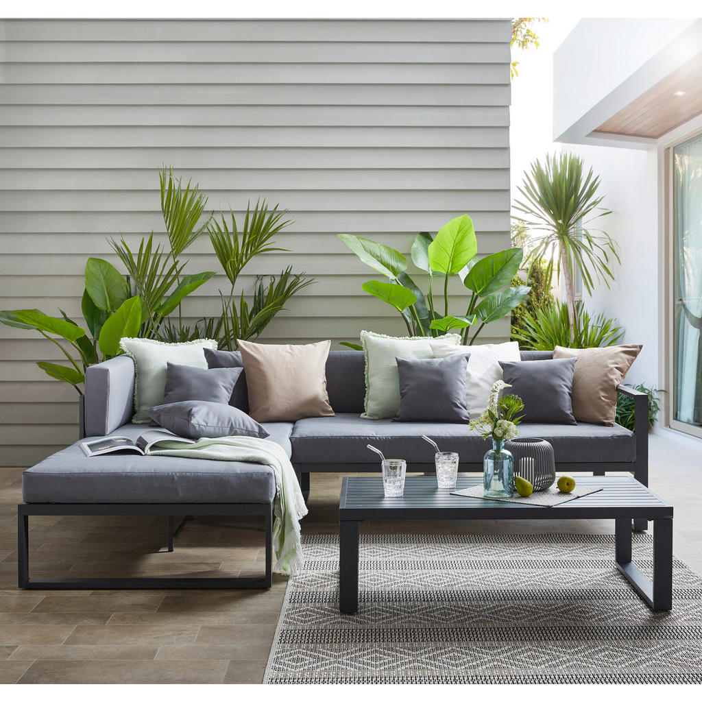 LOUNGE GARNITURA tkanina aluminij