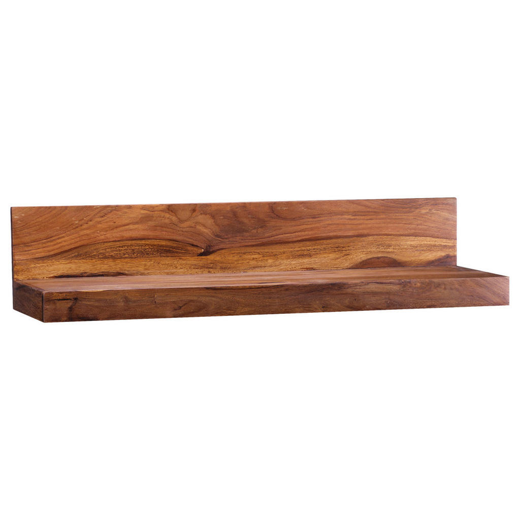 STENSKI REGAL 110/17/24 cm barve indijskega rožnega lesa