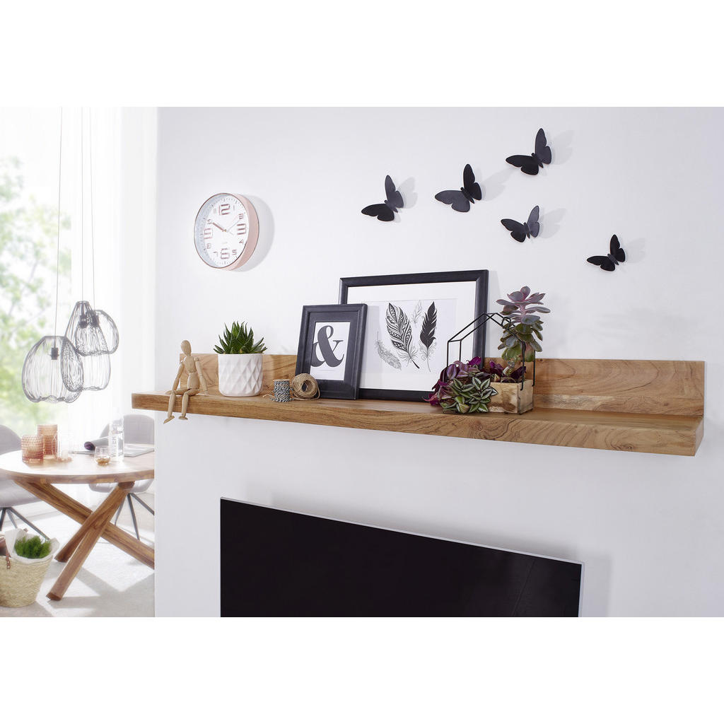 Alternative view of STENSKI REGAL 160/17/24 cm barve akacije