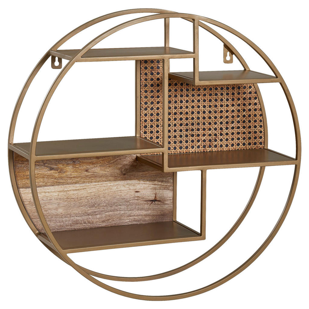 STENSKI REGAL 62/62/17 cm rjava