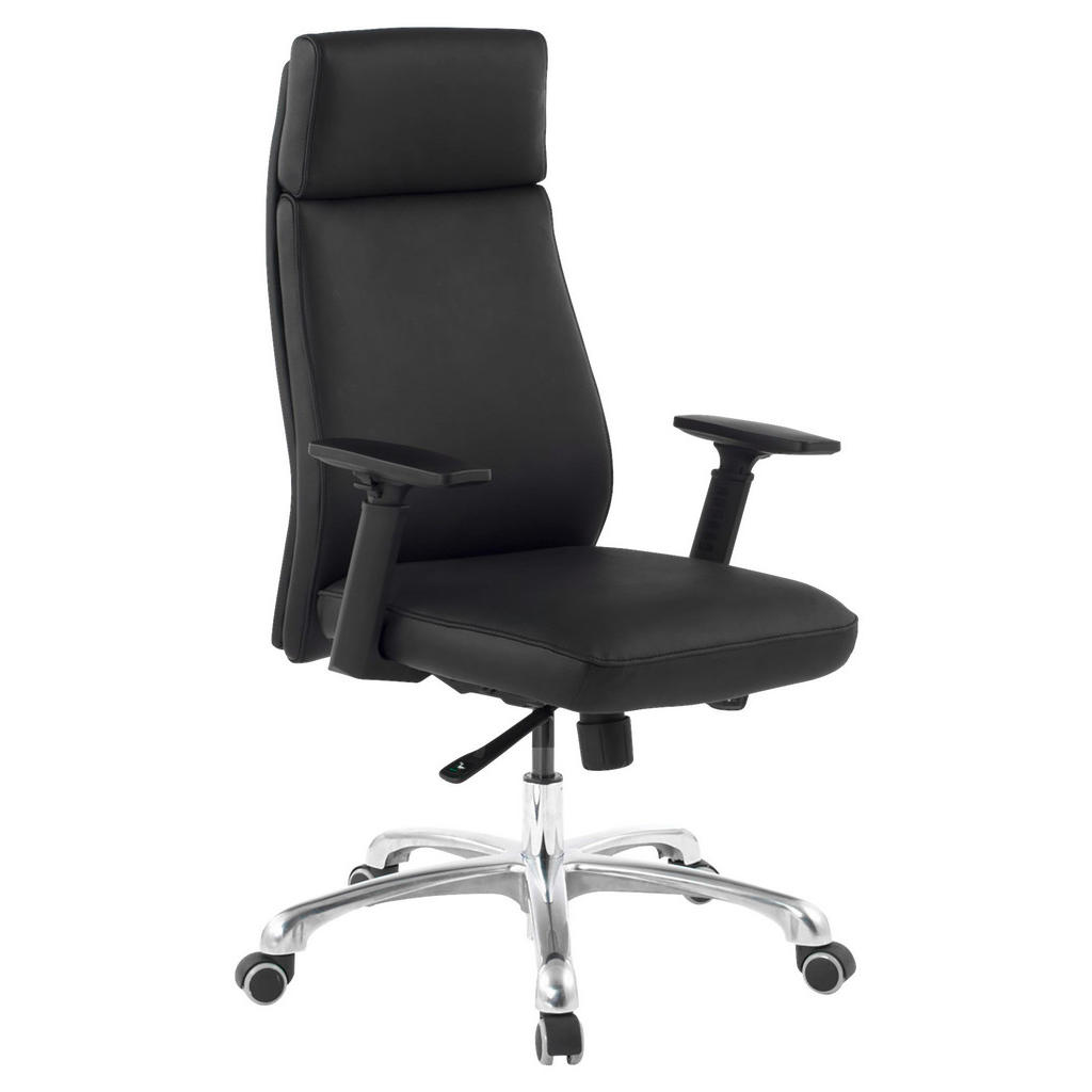 VRTLJIVI STOL usnje črna