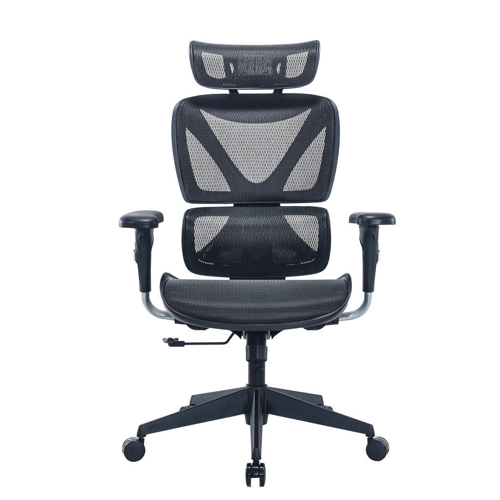 Alternative view of VRTLJIVI STOL kovina, umetna masa, tekstil črna, srebrne barve