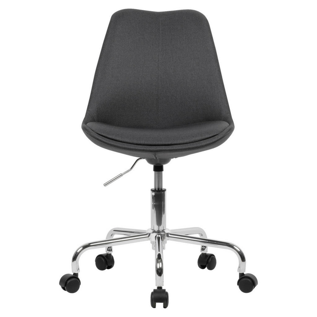 Alternative view of VRTLJIVI STOL tekstil črna