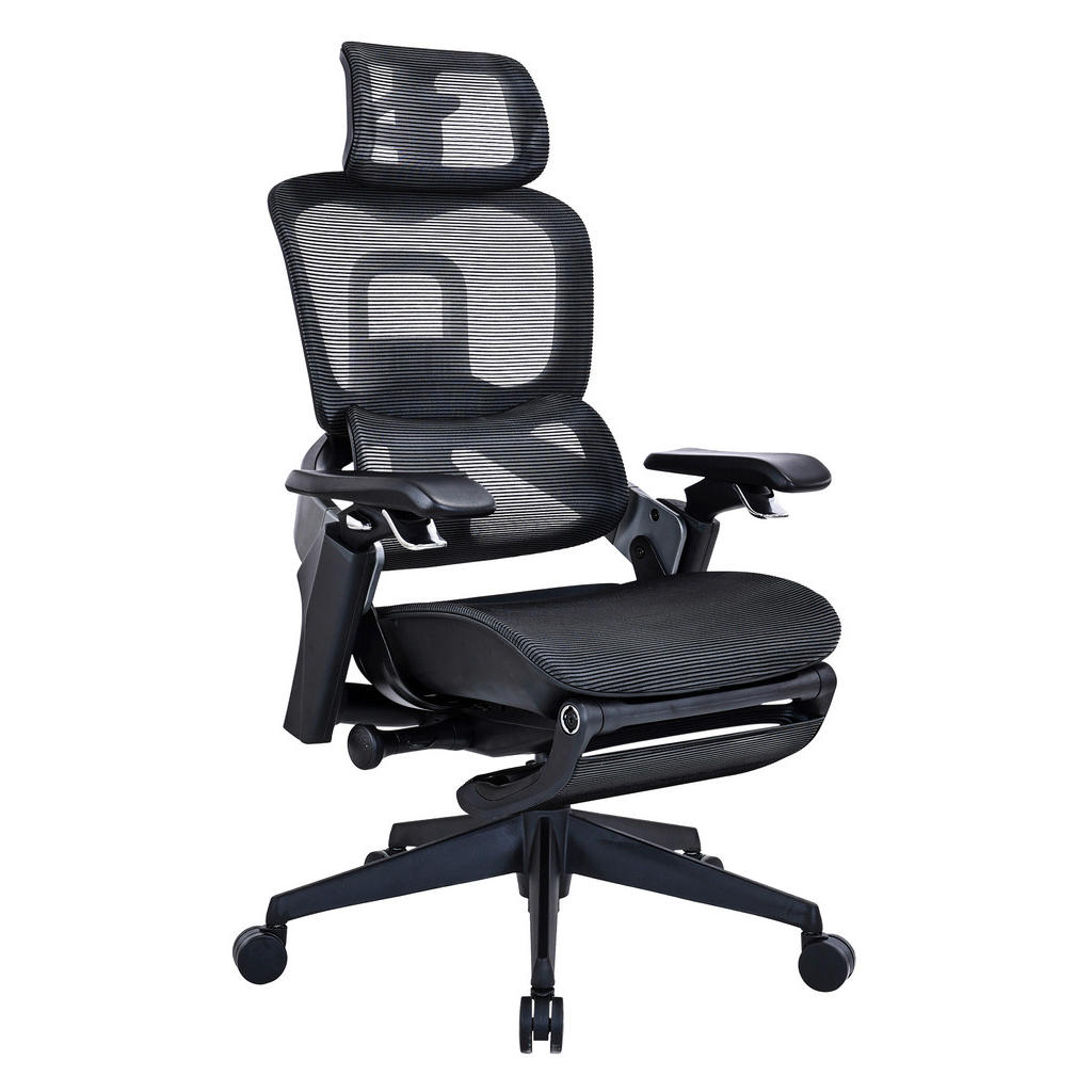 VRTLJIVI STOL kovina, umetna masa, tekstil črna