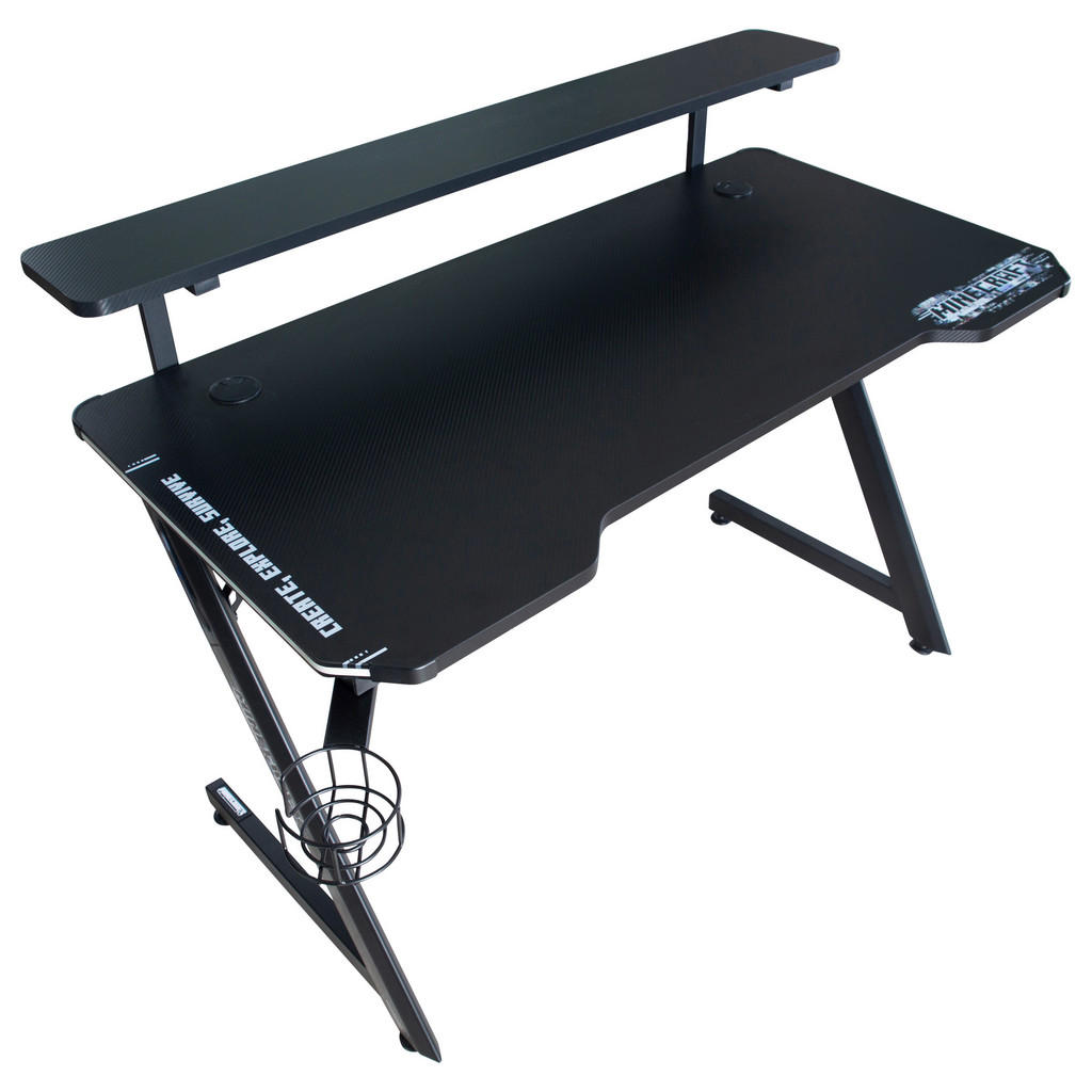 Alternative view of GAMING MIZA kovina, leseni material črna