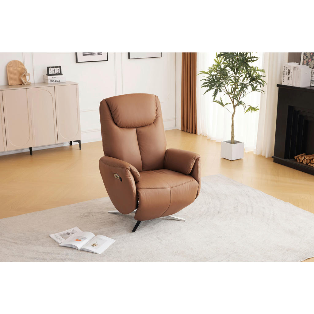 Alternative view of MASAŽNI STOL, rjava tekstil, usnje