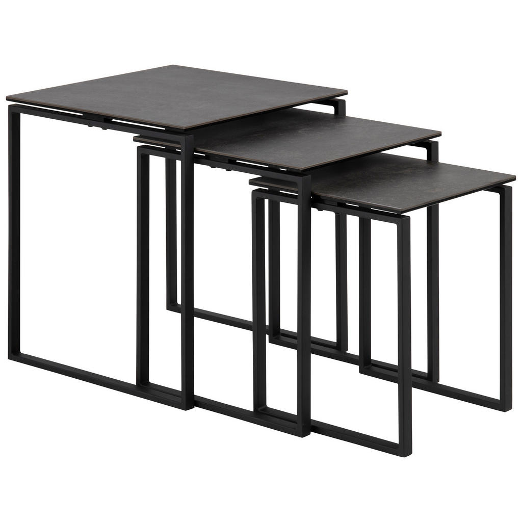 SET MIZIC, 50/55/50 cm črna