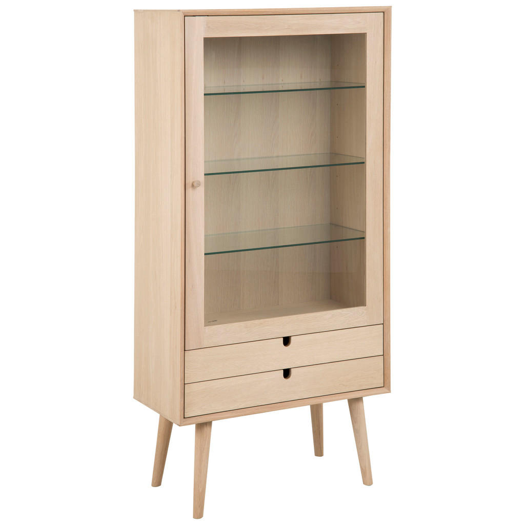 VITRINA, furnirano hrast barve hrasta