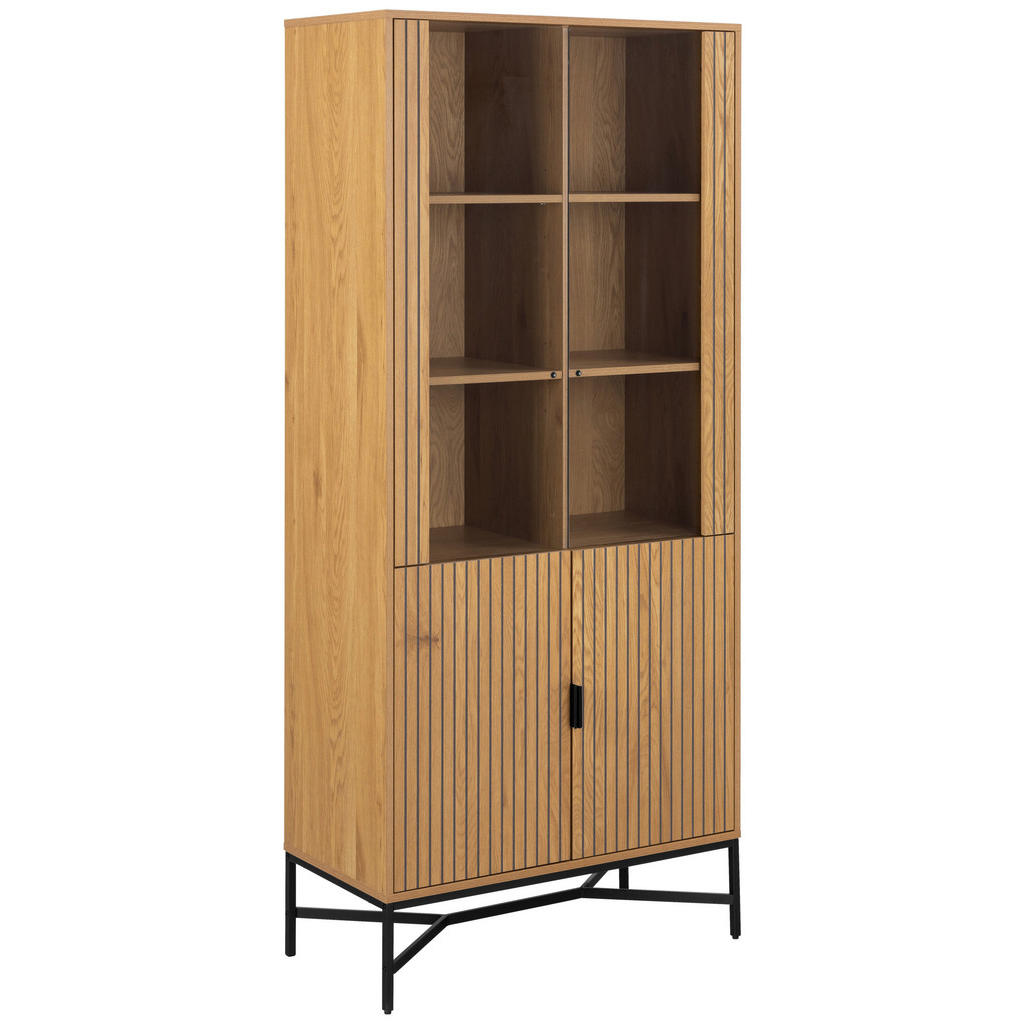 VITRINA, črna, divji hrast