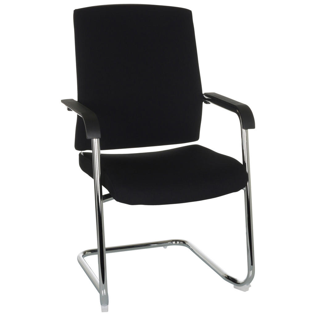 KONFERENČNI STOL tekstil črna