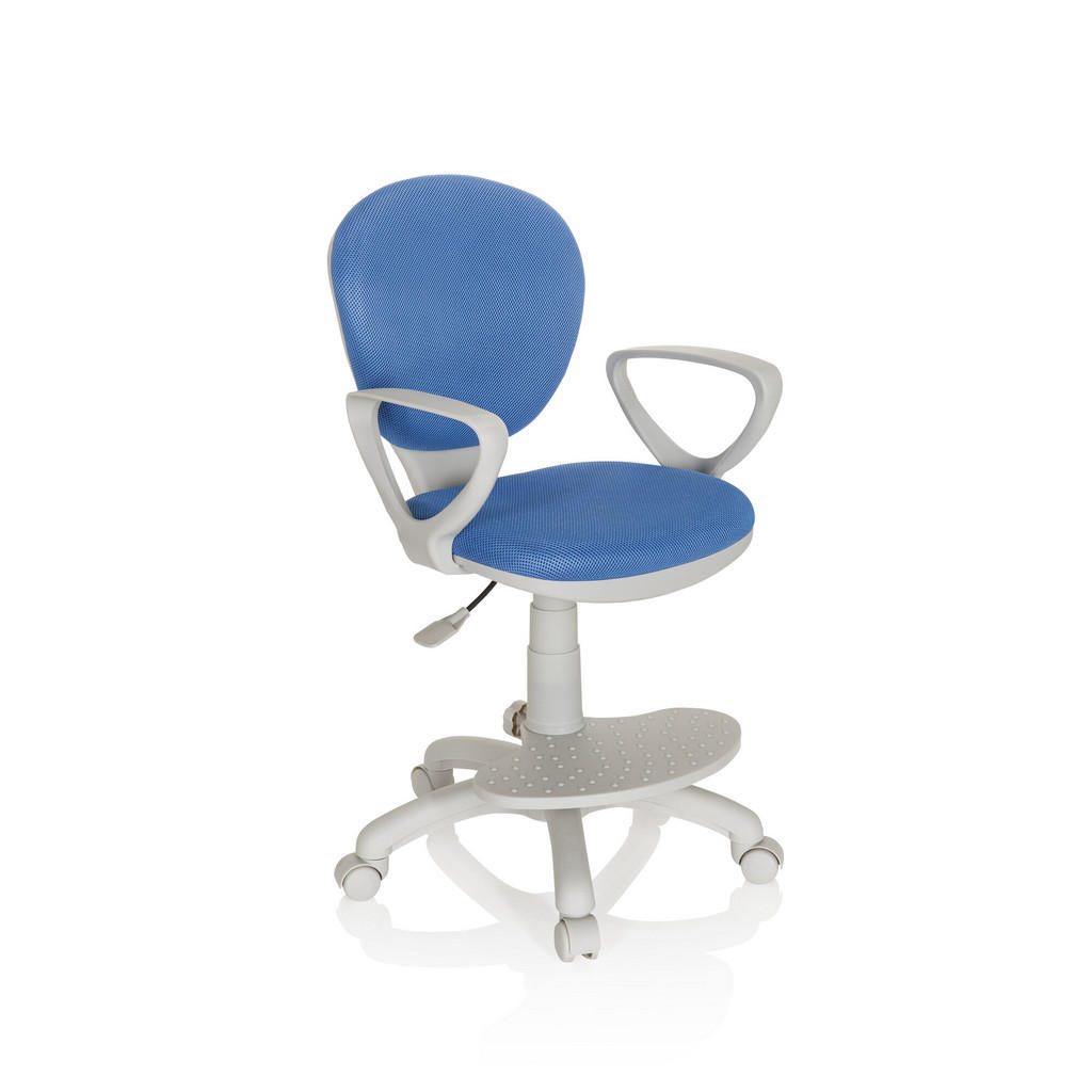 MLADINSKI VRTLJIVI STOL umetna masa modra, siva