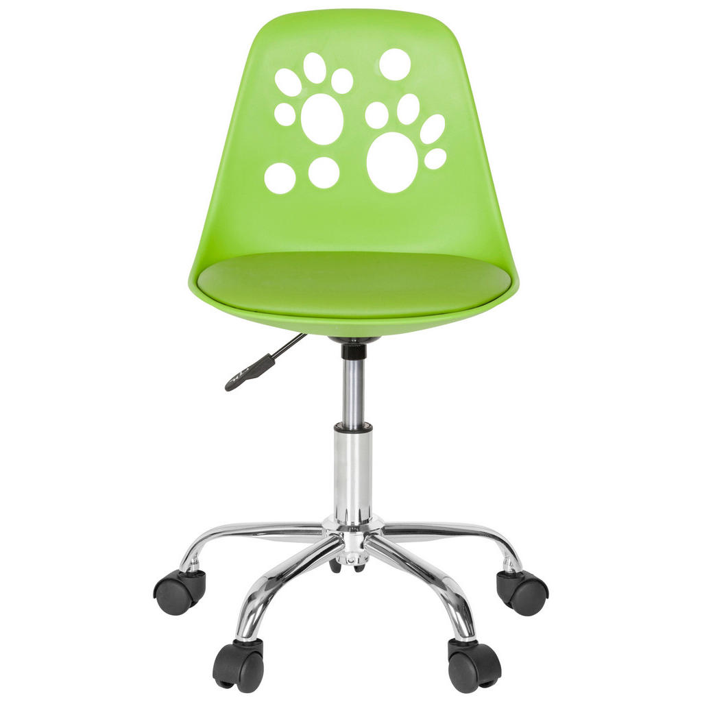 Alternative view of MLADINSKI VRTLJIVI STOL tekstil zelena