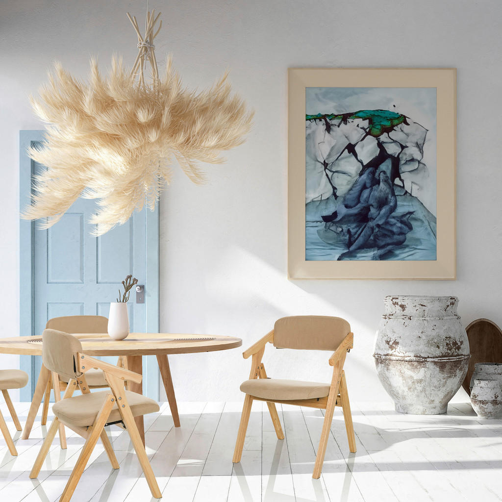 NASLANJAČ, tekstil bež