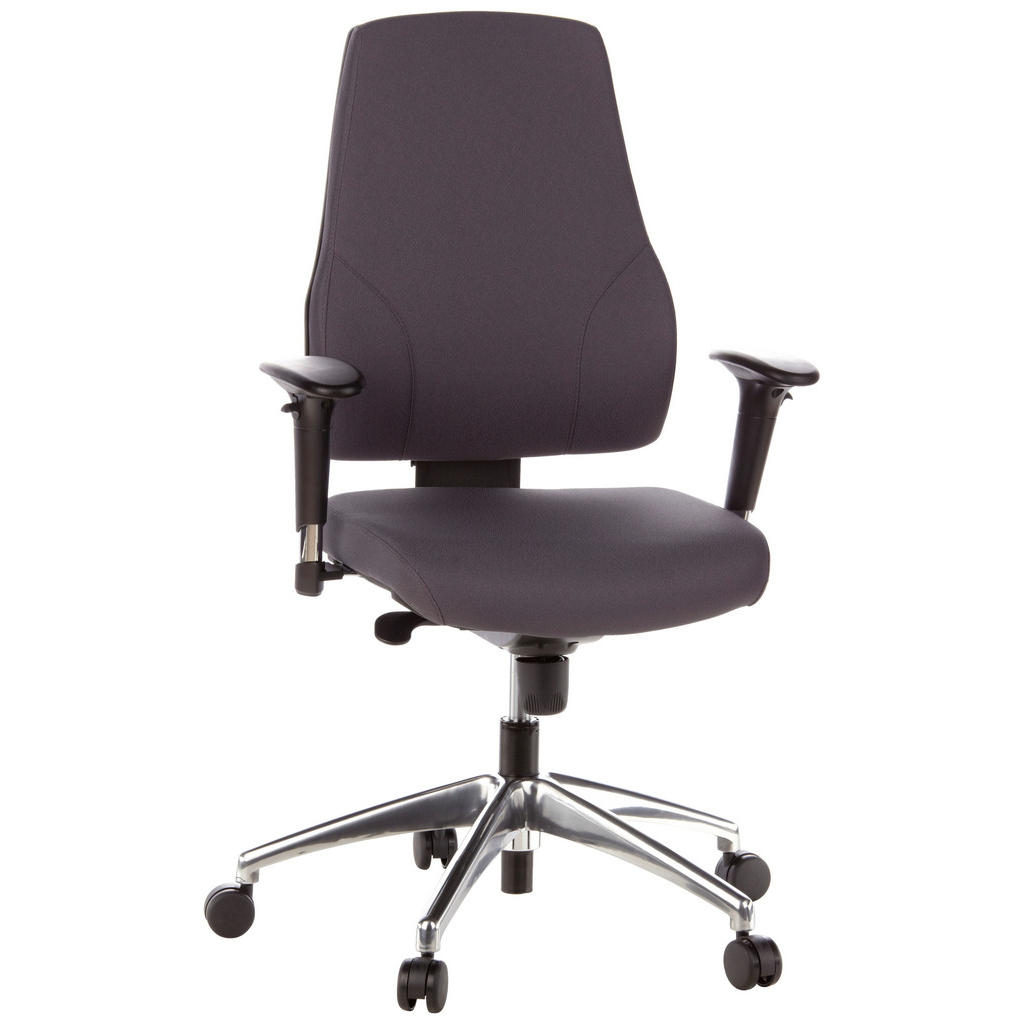 VRTLJIVI STOL umetna masa, tekstil antracit