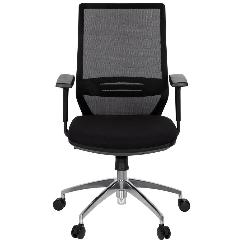 Alternative view of VRTLJIVI STOL umetna masa, tekstil črna