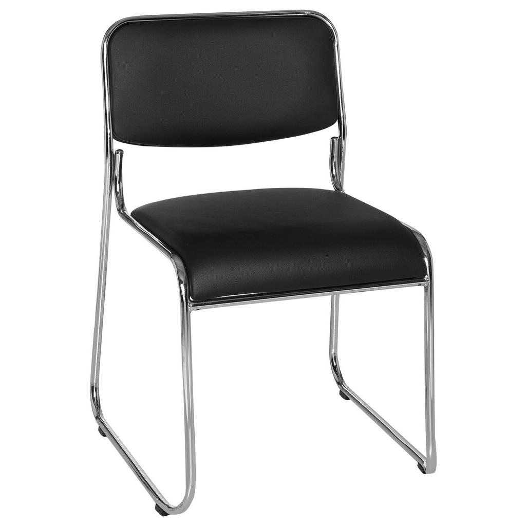 KONFERENČNI STOL kovina, tekstil črna