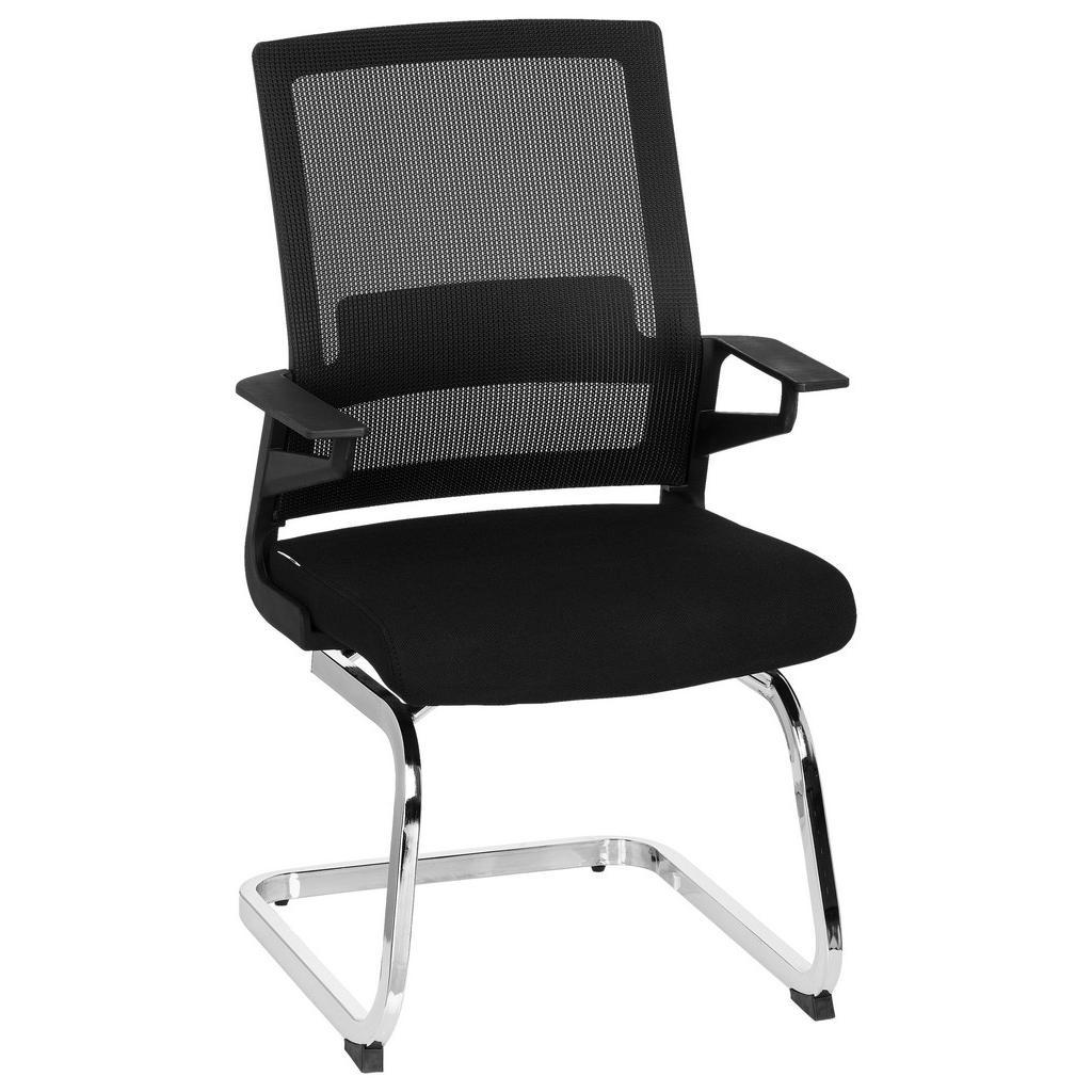 KONFERENČNI STOL umetna masa, tekstil črna