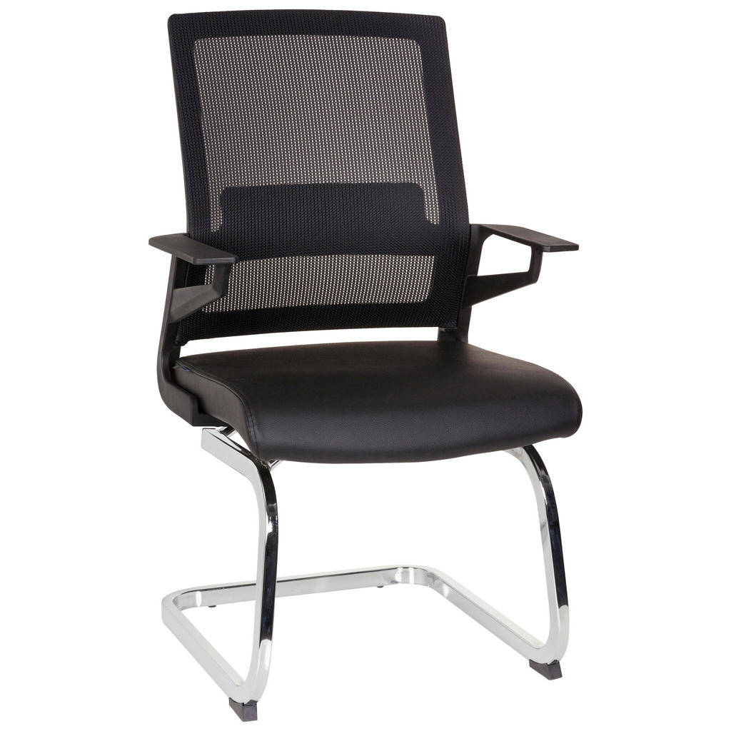 KONFERENČNI STOL kovina, tekstil črna