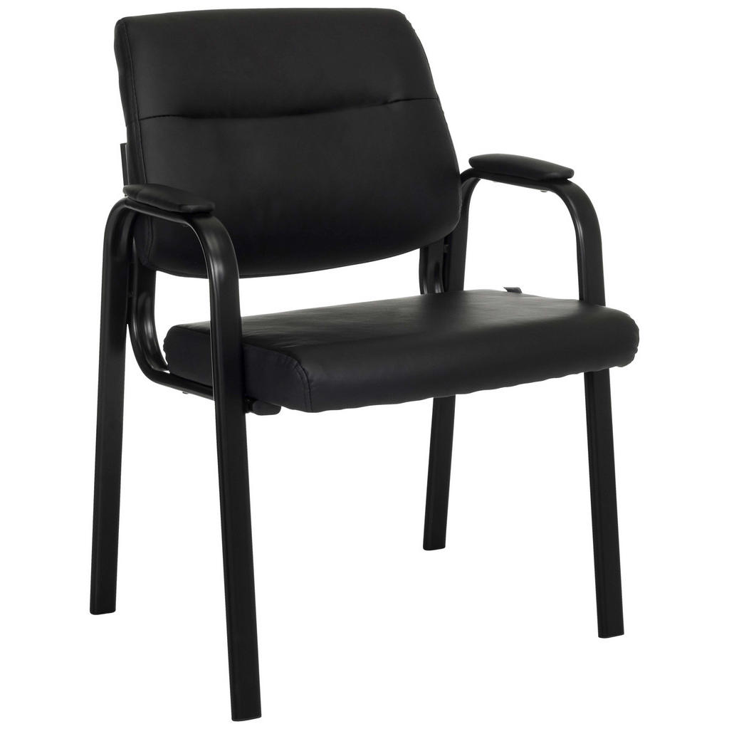 KONFERENČNI STOL usnje črna