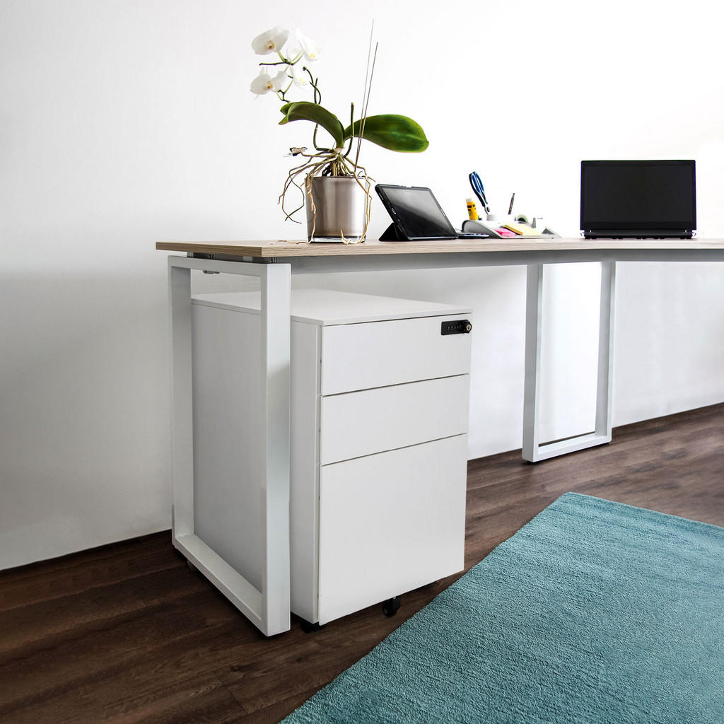 Alternative view of PREDALNIK NA KOLESCIH bela