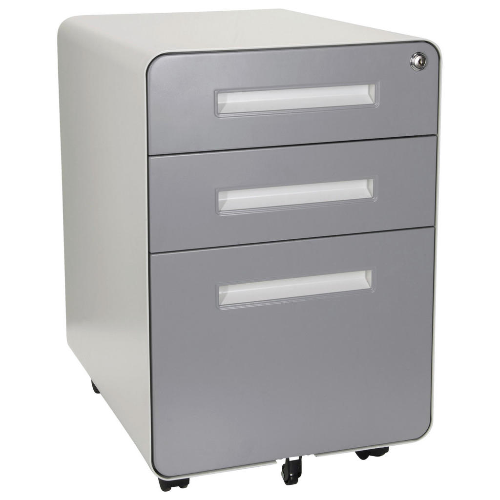 PREDALNIK NA KOLESCIH siva, bela