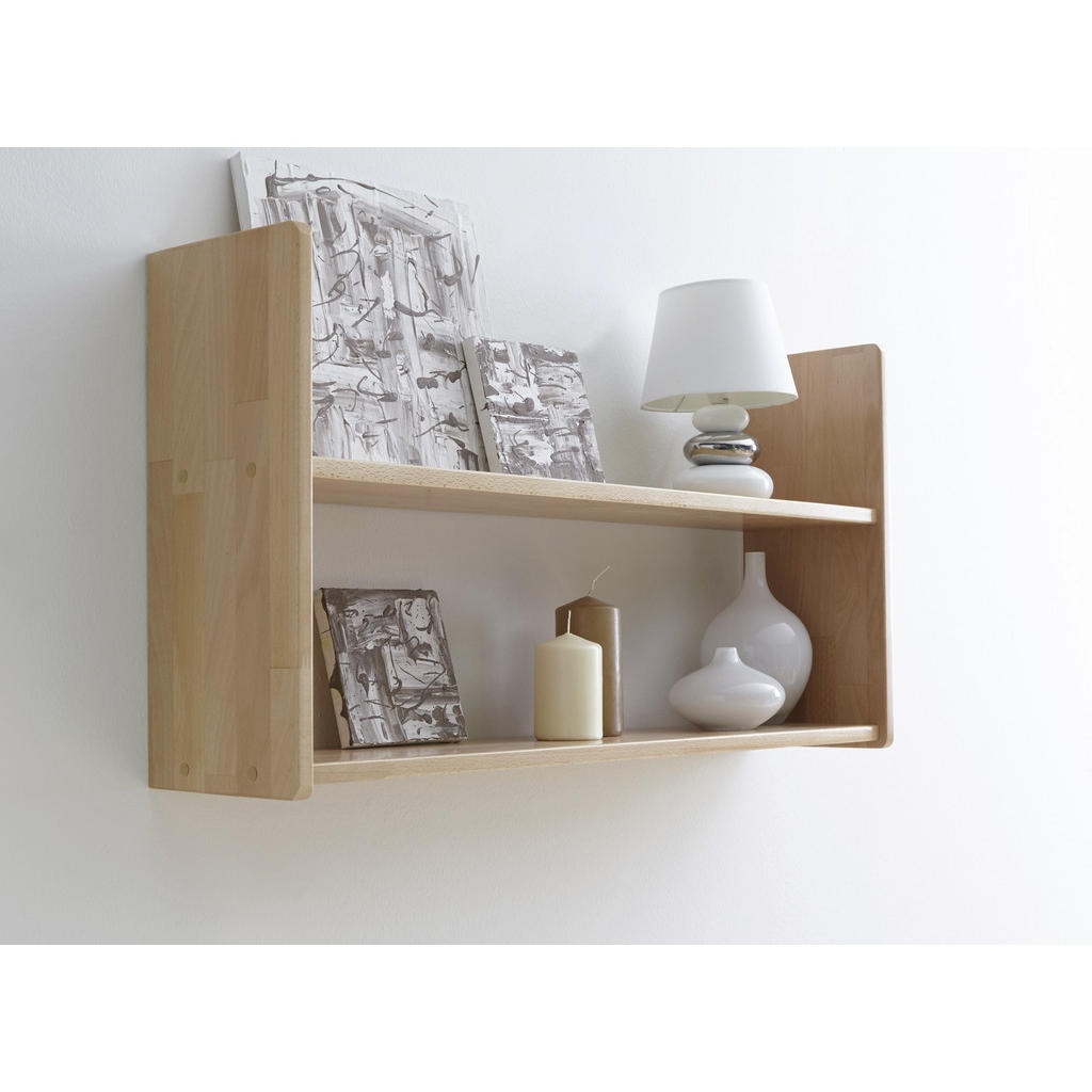 STENSKI REGAL 90/45/20 cm barve bukve - slika 2