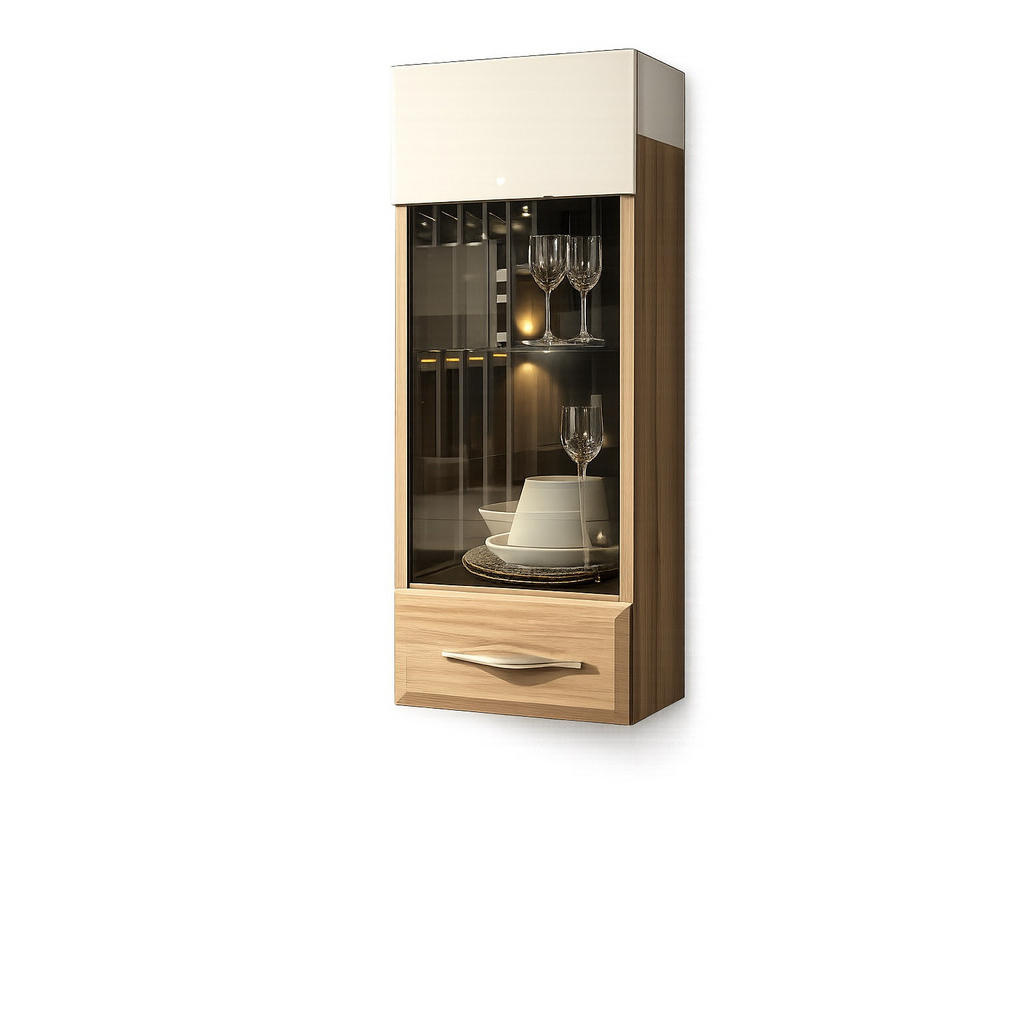 VISEČA VITRINA, bež