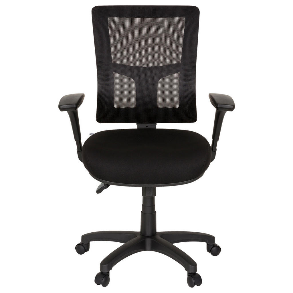 Alternative view of VRTLJIVI STOL umetna masa, tekstil črna